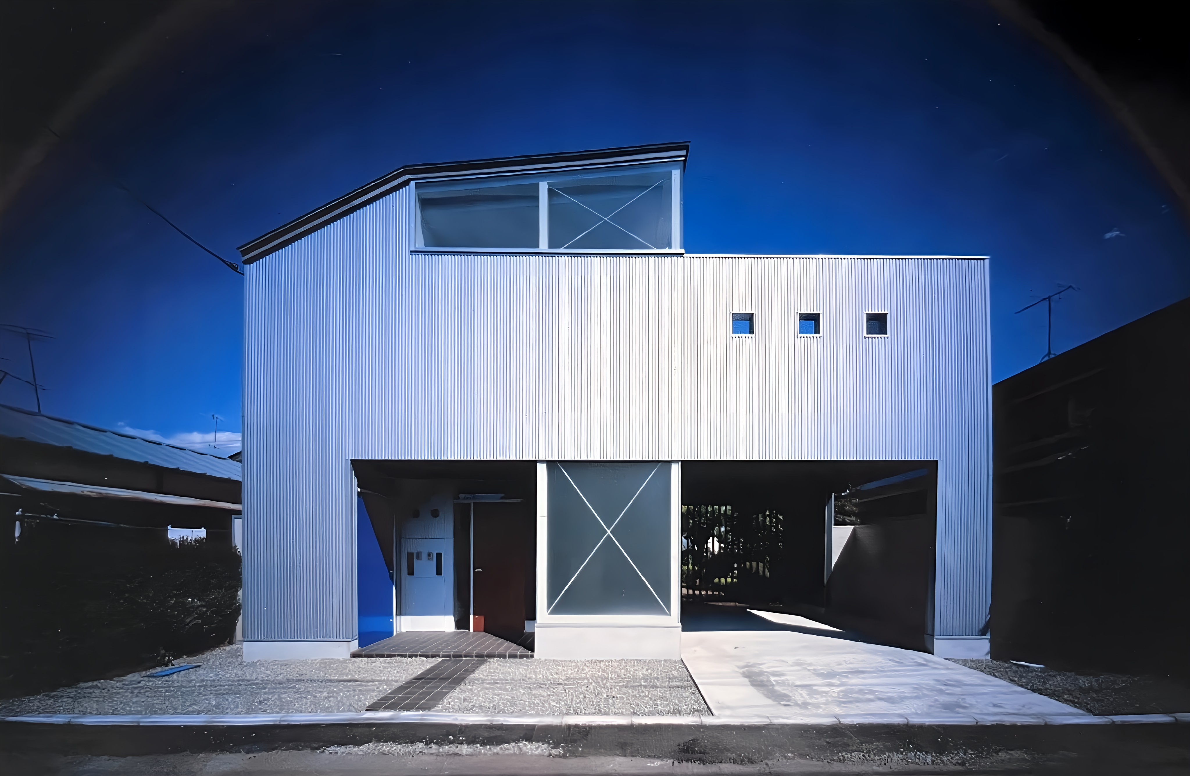 建築した住宅外観