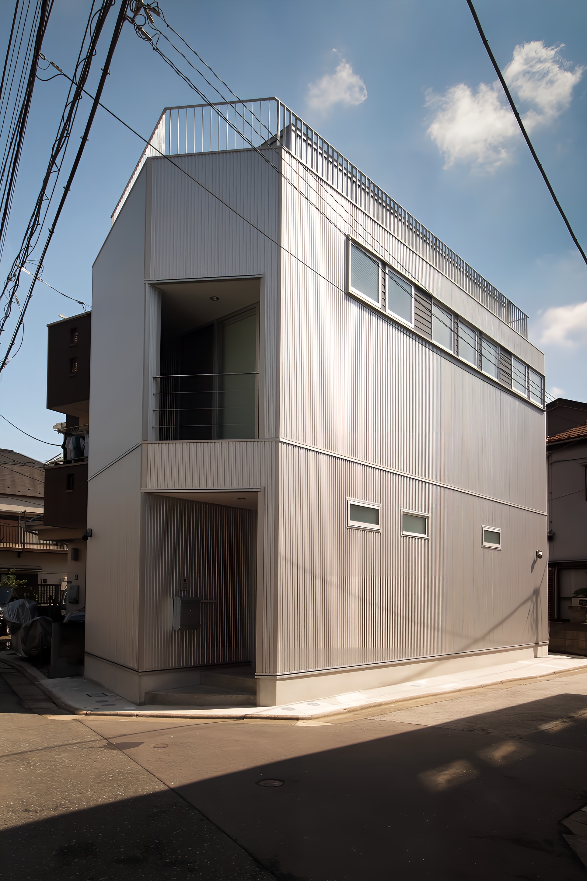 建築した住宅外観